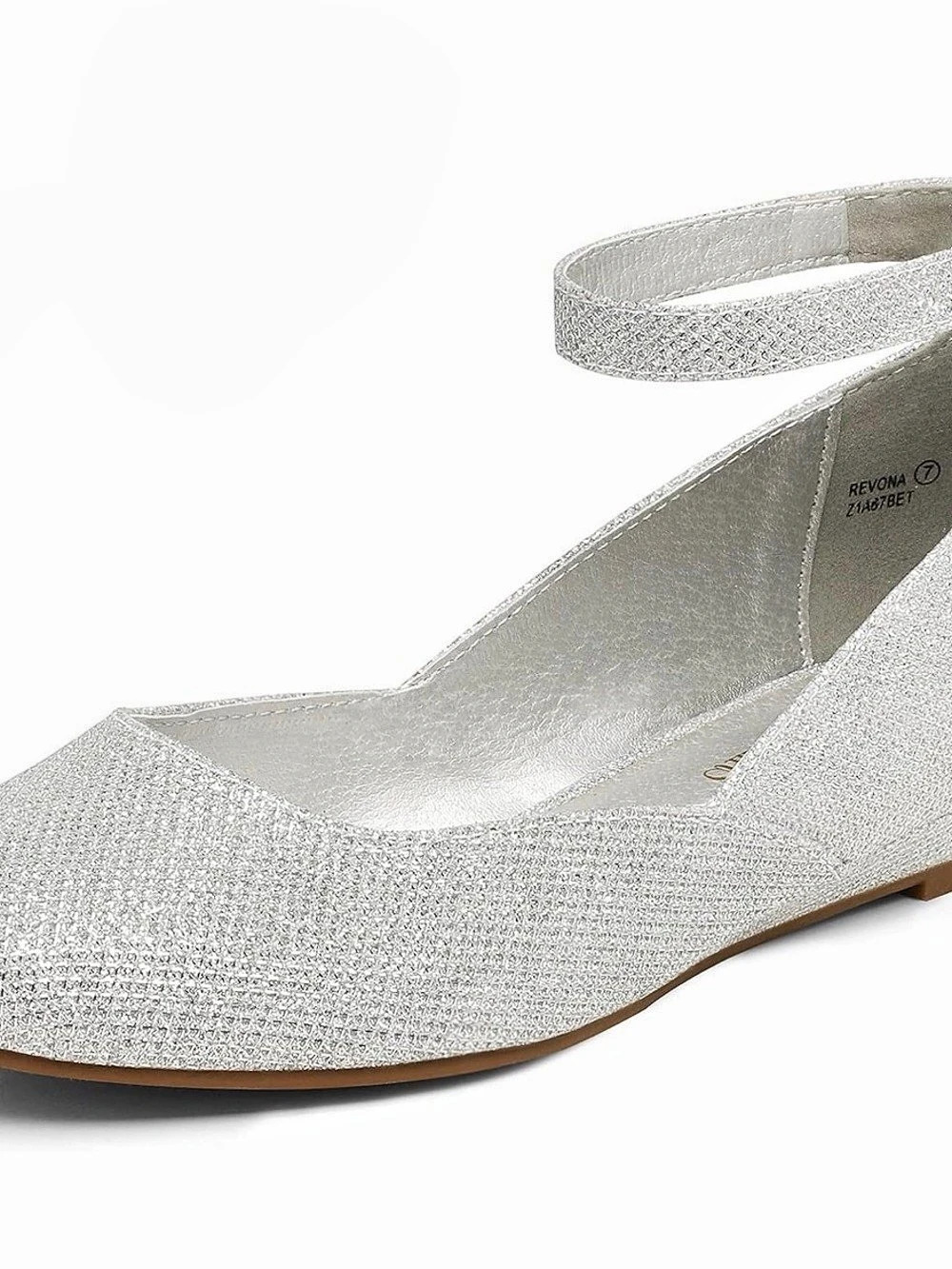 Silver Wedge Pumps New 7.5